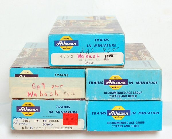 Athearn Wabash: Train Masters, GP-35, U30-B, GP-9
