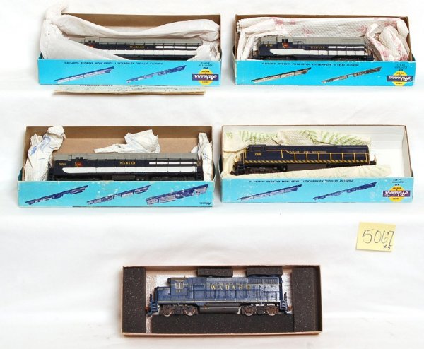 Athearn Wabash: Train Masters, GP-35, U30-B, GP-9 - 2