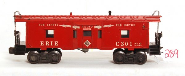Lionel 6517 Erie bay window caboose