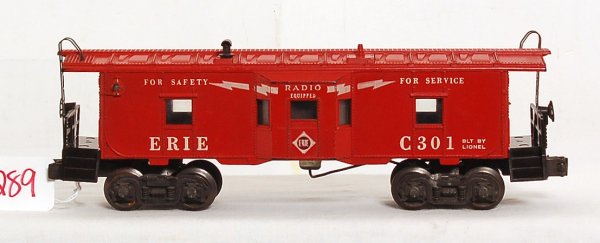 Lionel 6517 Erie bay window caboose - 2