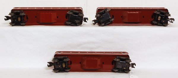 Three Lionel postwar 2442 Pullman passenger cars - 3