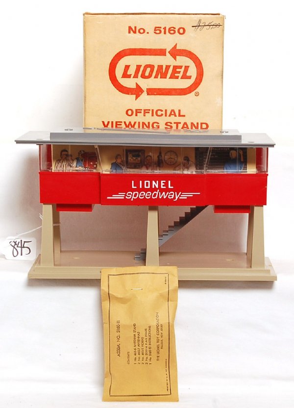Lionel 5160 official viewing stand, Speedway OB