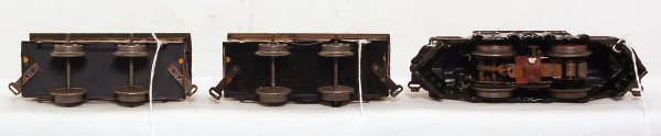 Ives prewar 3200 loco, 50 baggage, 51 Newark - 3