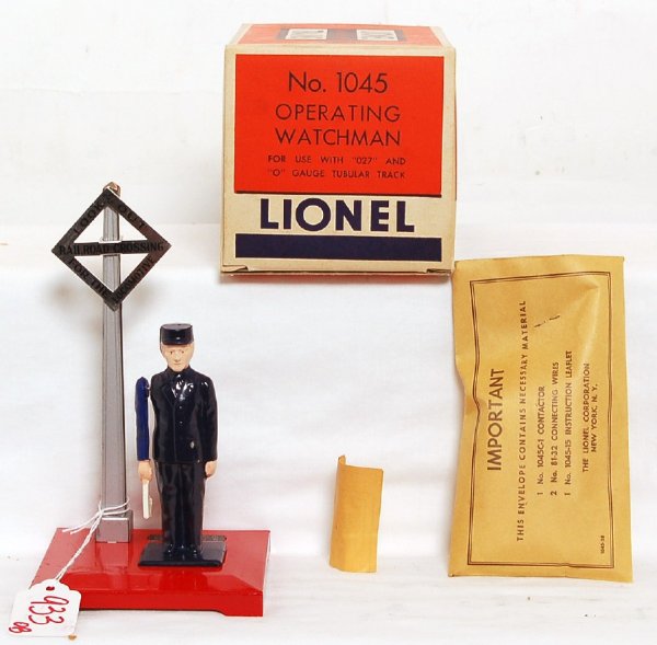 Lionel 1045 gateman, perfect OB, sealed packet