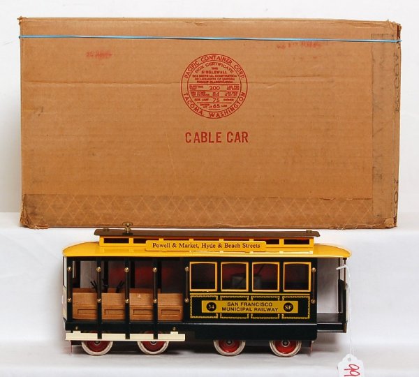 McCoy TCA San Francisco municipal railway trolley