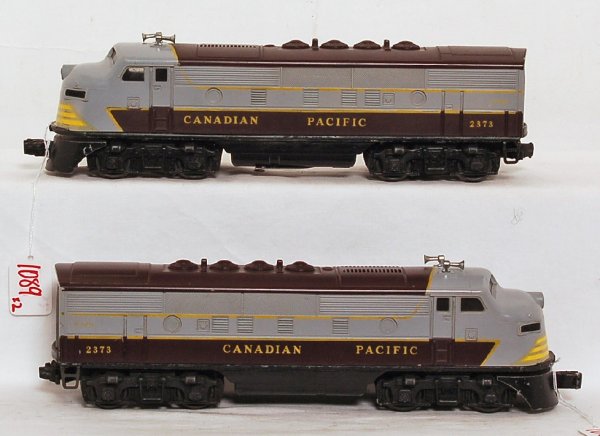 Lionel 2373 Canadian Pacific F3 AA units
