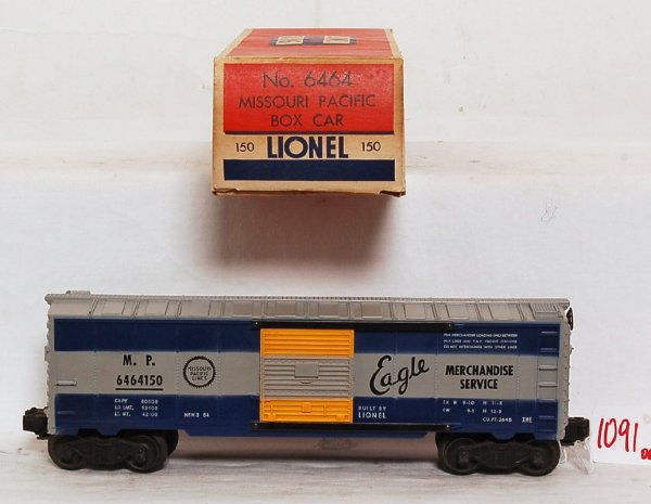 Lionel 6464-150 Missouri Pacific boxcar, OB