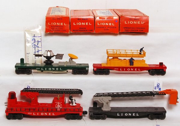 Lionel 3519, 6812, 3512, 6516 in OB 
