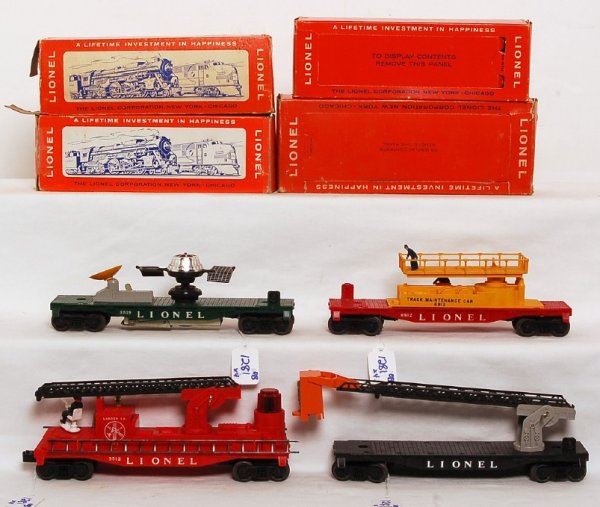 Lionel 3519, 6812, 3512, 6516 in OB  - 2