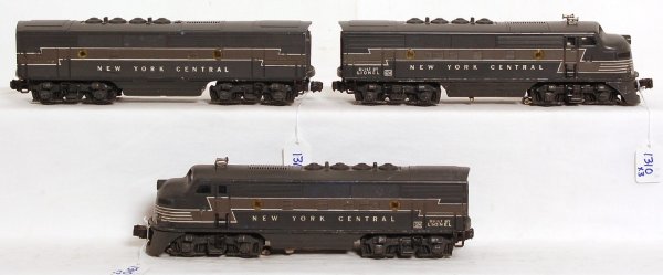Lionel 2354P, 2354T, 2344C NYC F3 A-B-A - 2