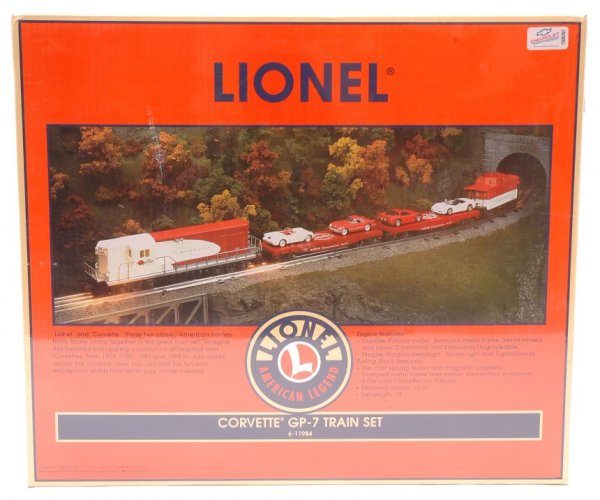 lionel corvette train set