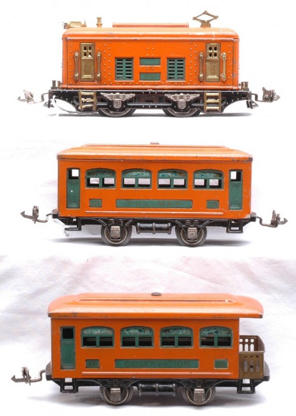 Lionel Orange Set 248 Loco 629 630