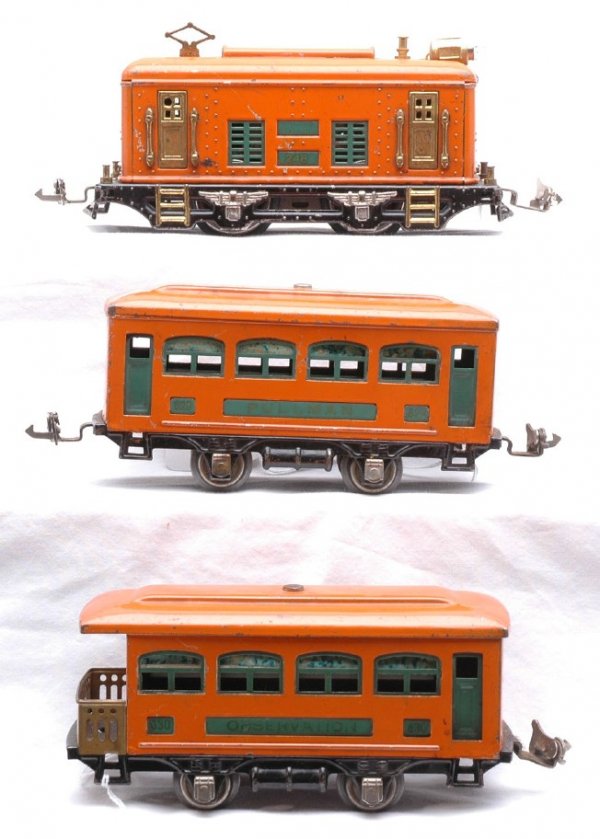 Lionel Orange Set 248 Loco 629 630 - 2