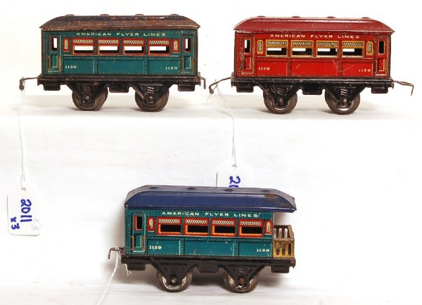 American Flyer 1120 passenger cars - 2