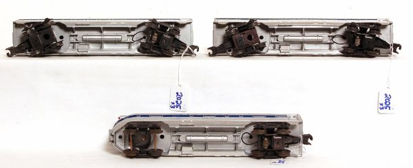 Lionel 2412, 2414, 2416 Santa Fe passenger cars - 3