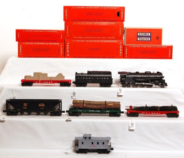 Lionel boxed 1635WS set, 2037 steam  - 2