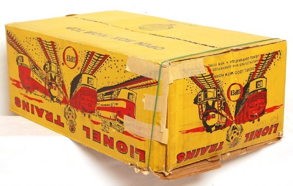 Tough Lionel yellow set box Super Chief 2544W - 2