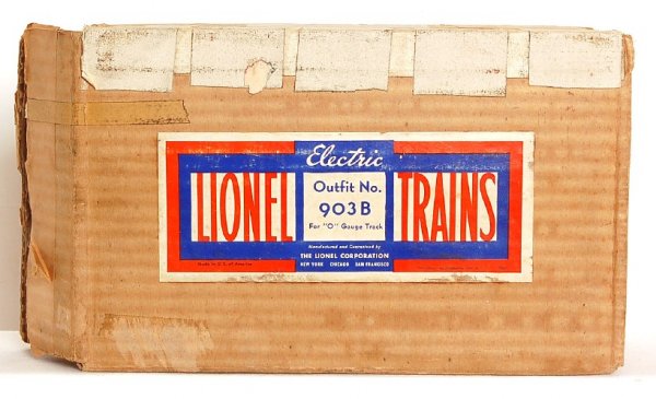 Lionel prewar 903B master carton for 228