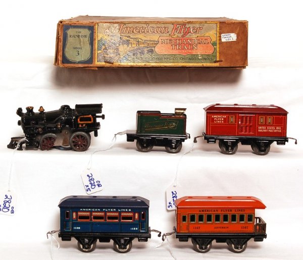 American Flyer O gauge Rainbow set No. 3 in OB