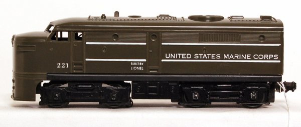 Lionel 221 USMC olive drab Alco