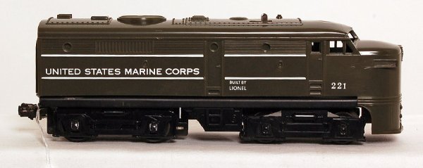 Lionel 221 USMC olive drab Alco - 2