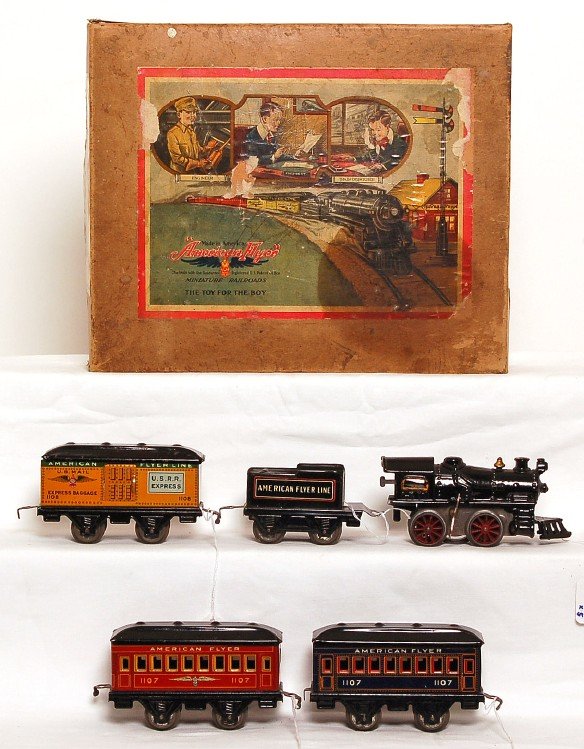 American Flyer E1090 clock work set in OB - 2