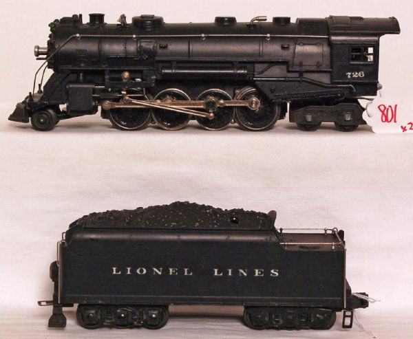 Lionel 726 cheap berkshire steam locomotive