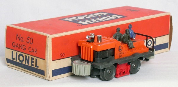 Lionel gray bumper 50 gang, reverse men, OB