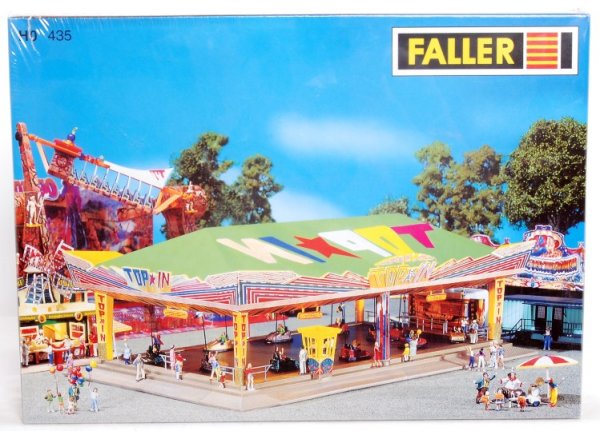 Faller HO scale Top In Dodgem car ride kit 435: Faller HO scale Top In Dodgem car ride kit 435, in factory sealed original box, C10.