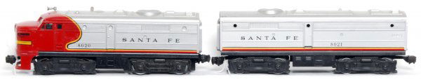 Lionel 8020 and 8021 Santa Fe Alco A-B units: Lionel 8020 and 8021 Santa Fe Alco A-B units, should clean C7 area.