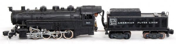940 american flyer 343 0 8 0 nkp switcher american flyer 21160 engine age