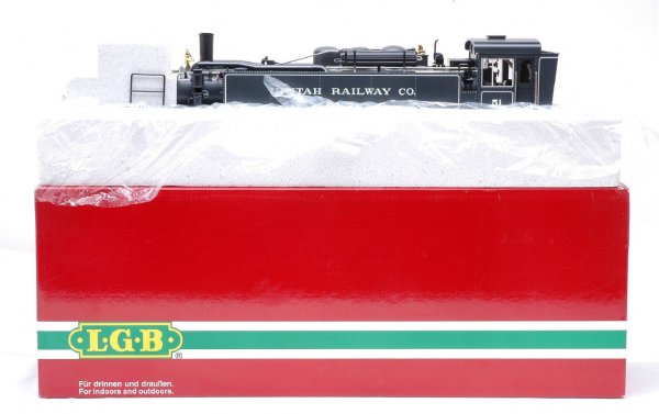 LGB 20882 UNITAH Steam Loco MINT Boxed: LGB G scale 20882 UNITAH steam loco in OB, C10.