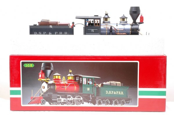 LGB 2028D DSP&P Steam Loco Tender MINT Boxed: LGB G scale 2028D Denver South Park & Pacific steam loco and tender in OB, C10,