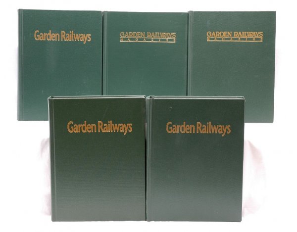 Garden Railway Magazines Hard Bound 1995-1999 LN: Garden Railways Magazines hard bound including; volume 12-1995, volume 13-1996, volume 14-1997, volume 15-1998 and volume 16-1999 in like new condition.