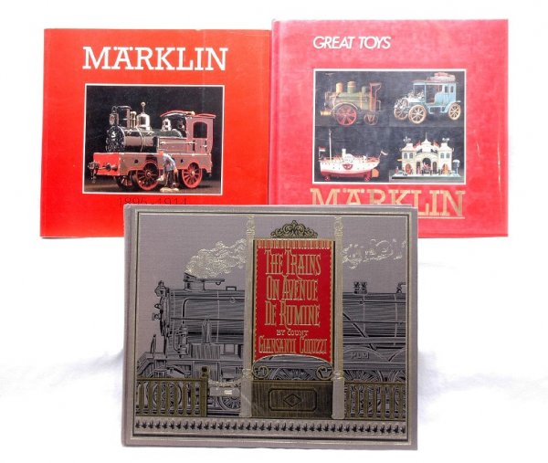 Two ÒMarklin 1895-1914Ó and Trains Books LN: Two Marklin reference books; ÒMarklin 1895-1914Ó by Denys Ingram Publishers, circa 1983 and ÒMarklin 1895-1914 by New Cavendish Books, circa 1995 in like new condition. Also included is ÒThe Train