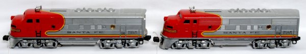 Lionel 2353 Santa Fe F3 AA units: Lionel 2353 Santa Fe F3 AA units, C6-7.