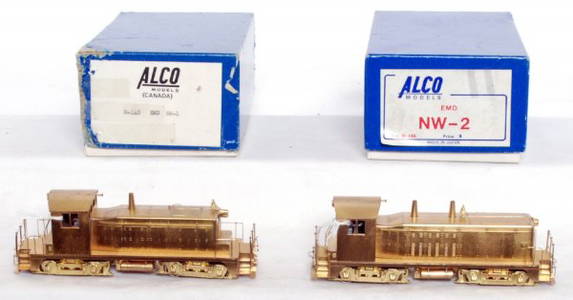 396: Alco Models brass HO scale EMD SW-1 & NW-2