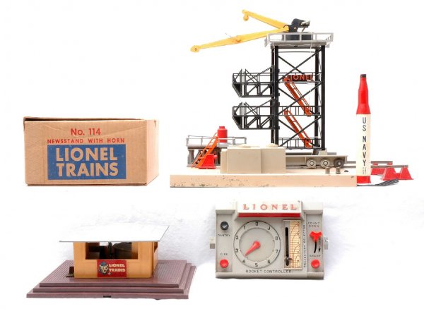 Lionel 114 Newsstand Boxed 175 Rocket Launcher