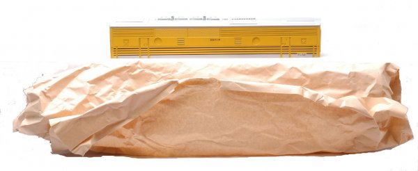 Lionel 2379 Shell ONLY Rio Grande F3 B Unit MINT: Lionel postwar 2379 shell only for a Rio Grande F3 B unit diesel. The shell has a couple of minor box rubs and the silver roof is clean, C8-9.