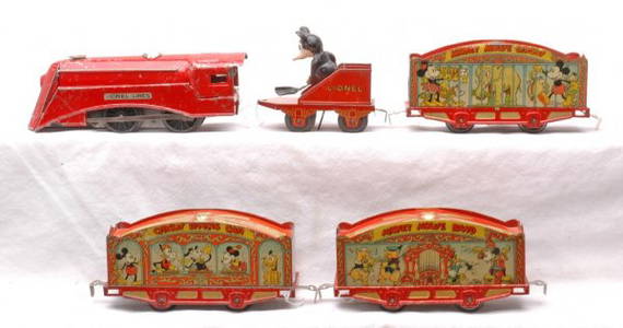 693: Lionel Litho Mickey Mouse Circus Set no. 1536
