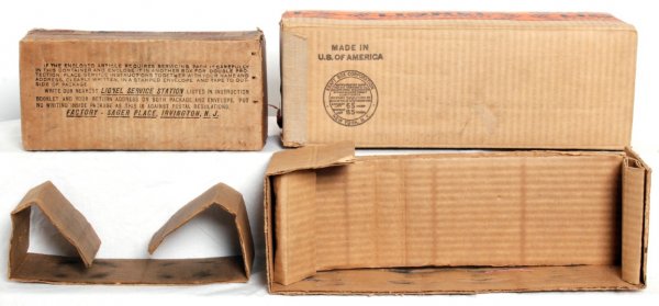 Lionel prewar 385E-G & 95 and 385W OB w/inserts: Lionel prewar standard gauge steam locomotive and tender original boxes, 385E-G & 95 and 385W with inserts. Boxes are nice C8 in shape.