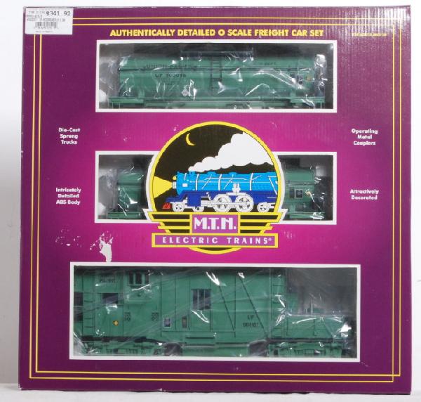 MTH Union Pacific Weed Sprayer set PS 2.0: MTH 20-2251-1 Union Pacific Weed Sprayer set in OB. Loco features Proto Sound 2.0. Train has very light wheel marks, may have only been factory test run. High C8-9 condition. OB has price sticker and 