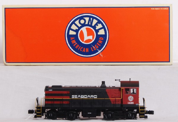 Lionel Seaboard Alco S-4 with TMCC: Lionel Seaboard Alco S-4 28533 with TMCC in OB. Loco also features Railsounds, Electrocouplers and directional lighting. Loco comes with all paperwork and is C9-10 condition.