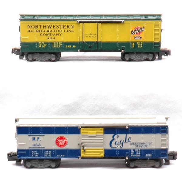 198 am flyer 983 mp boxcar 989 northwestern reefer american flyer 983