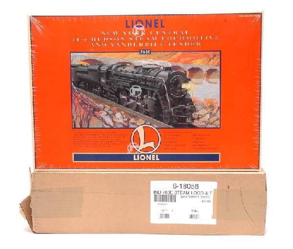 Lionel 18056 NYC J1-C Loco Vanderbilt Tender MIB: Lionel 18056 New York Central J1-c Hudson steam loco and Vanderbilt tender factory sealed in OB with outer shipping carton, C10.