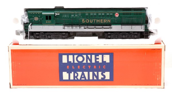 Lionel 18301 Southern Fairbanks FM Diesel MINT OB: Lionel 18301 Southern Fairbanks Morse FM Train Master diesel in OB, C10.