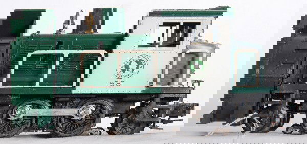 Lionel No. 58 Great Northern Railway rotary snowpl: Postwar O gauge Lionel No. 58 Great Northern Railway rotary snowplow, cracked window struts, light surface rust and chipped rotary scoop, nicer C6+.