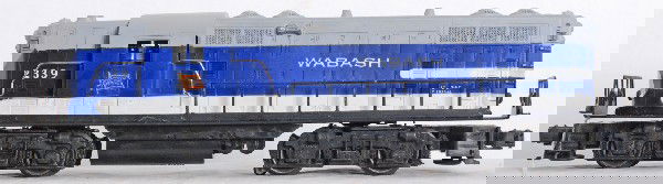 Lionel No. 2339 Wabash GP-7 diesel locomotive: Postwar O gauge Lionel No. 2339 Wabash GP-7 diesel locomotive, C7 chassis, shell should clean C7-8.