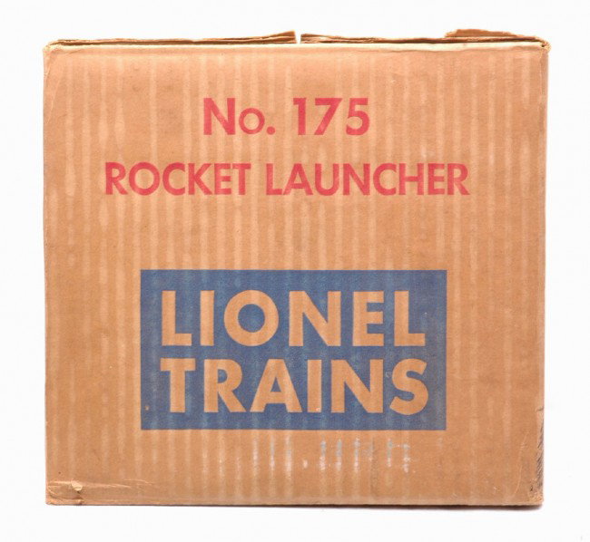 Lionel 175 Rocket Launcher Factory Sealed MIB: Lionel postwar 175 rocket launcher factory sealed in OB, C10.