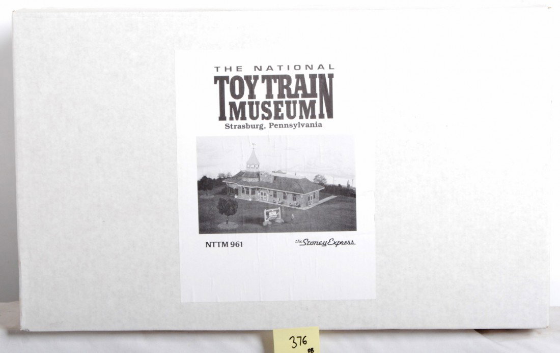 Stoney Island TCA Museum model: Modern O Gauge model by Stoney Island Express of the National Toy Train museum. Model is still sealed in OB and assumed C9-10.